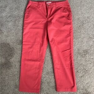 LOFT Coral Slim Pants